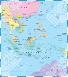  Magnetická mapa, farebná